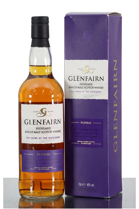 Glenfairn Floral Highland Single Malt Whisky .